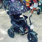 BB - 228 Children’s Tricycle for Toddlers, Black, Durable Three - Wheel Ride - On Bike with Safety Seat, Music Function, and Push Handle – Ages 1–4 Years - Adenzo Comfies