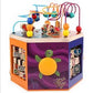 Multi Function 6 Sides Montessori Educational Mini Abacuse Maze Beads Kids Wooden Activity Cube Toy for Children. - Adenzo Comfies