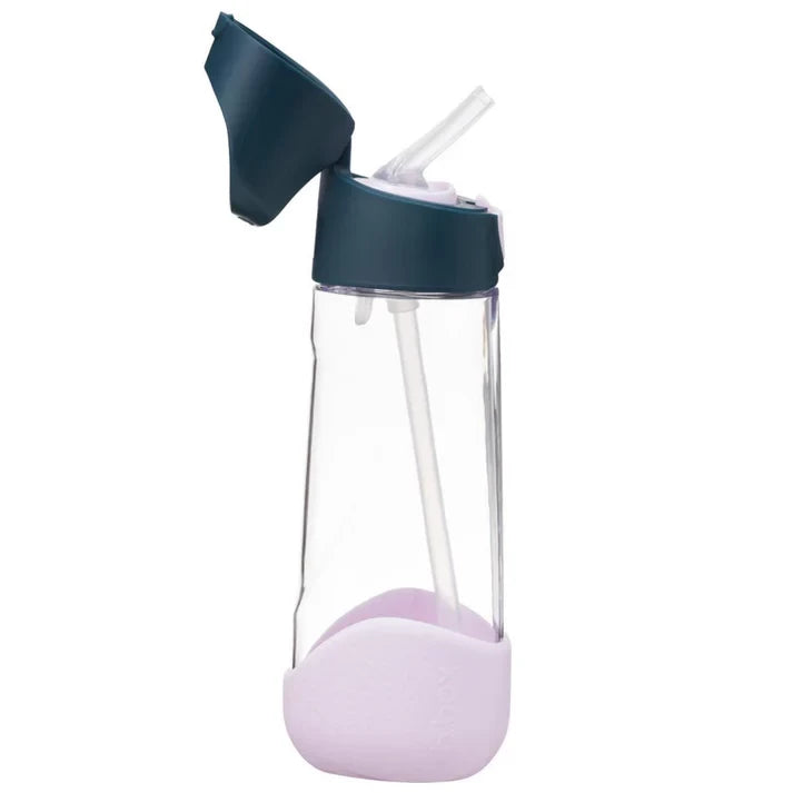 B.Box Tritan Kids Water Bottle 600ml | Leakproof, Easy Grip, Durable Straw Drink Bottle for School & Everyday Use