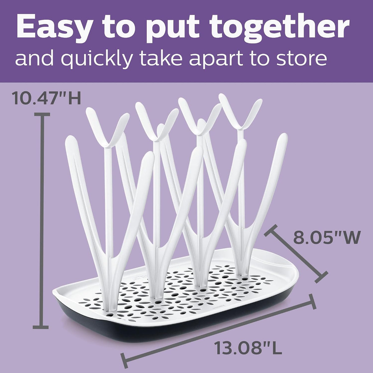 Philips AVENT Drying Rack, White, SCF149/00 - Adenzo Comfies