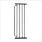 The Moon Brand Secura Baby Safety gate extension - Easy Install - Extra Wide metal extender - Child safety and pet protection - Perfect fit, durable and adjustable width - Ideal for stair Case – Black - Adenzo Comfies