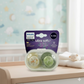 Philips Avent Ultra Soft Soother - 2 x Soft and Flexible Baby Soothers for Babies Aged 0‑6 Months, BPA-Free with Steriliser Carry Case (Model SCF091/07)