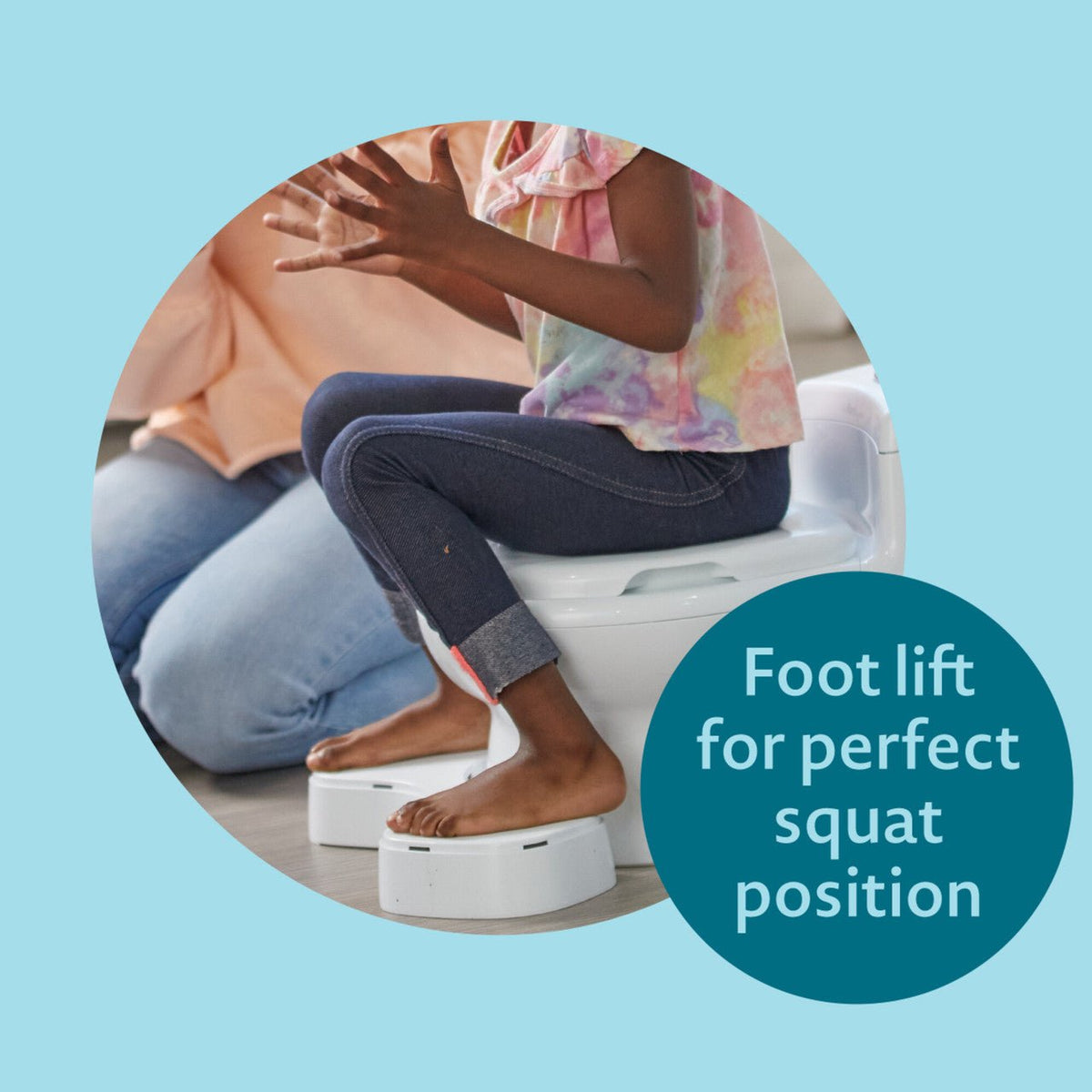 Super Pooper™ Plus Potty Training System with Foot Rest – 2-in-1 Potty Chair and Toddler Potty Seat - Adenzo Comfies