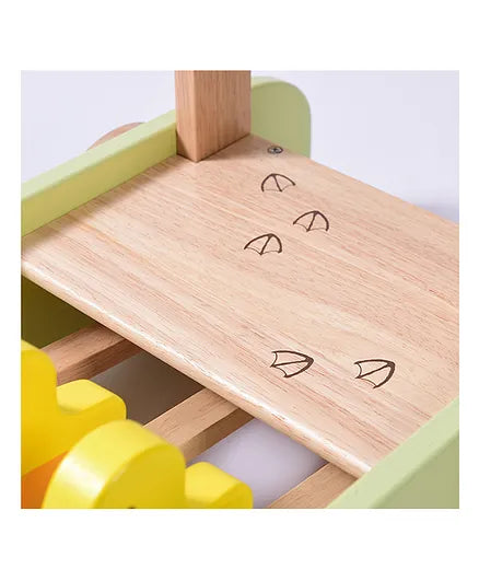 Factory Price Wooden Baby Walker with Sounds , Multifunctional, Safe and Fun for 6-9 Months .