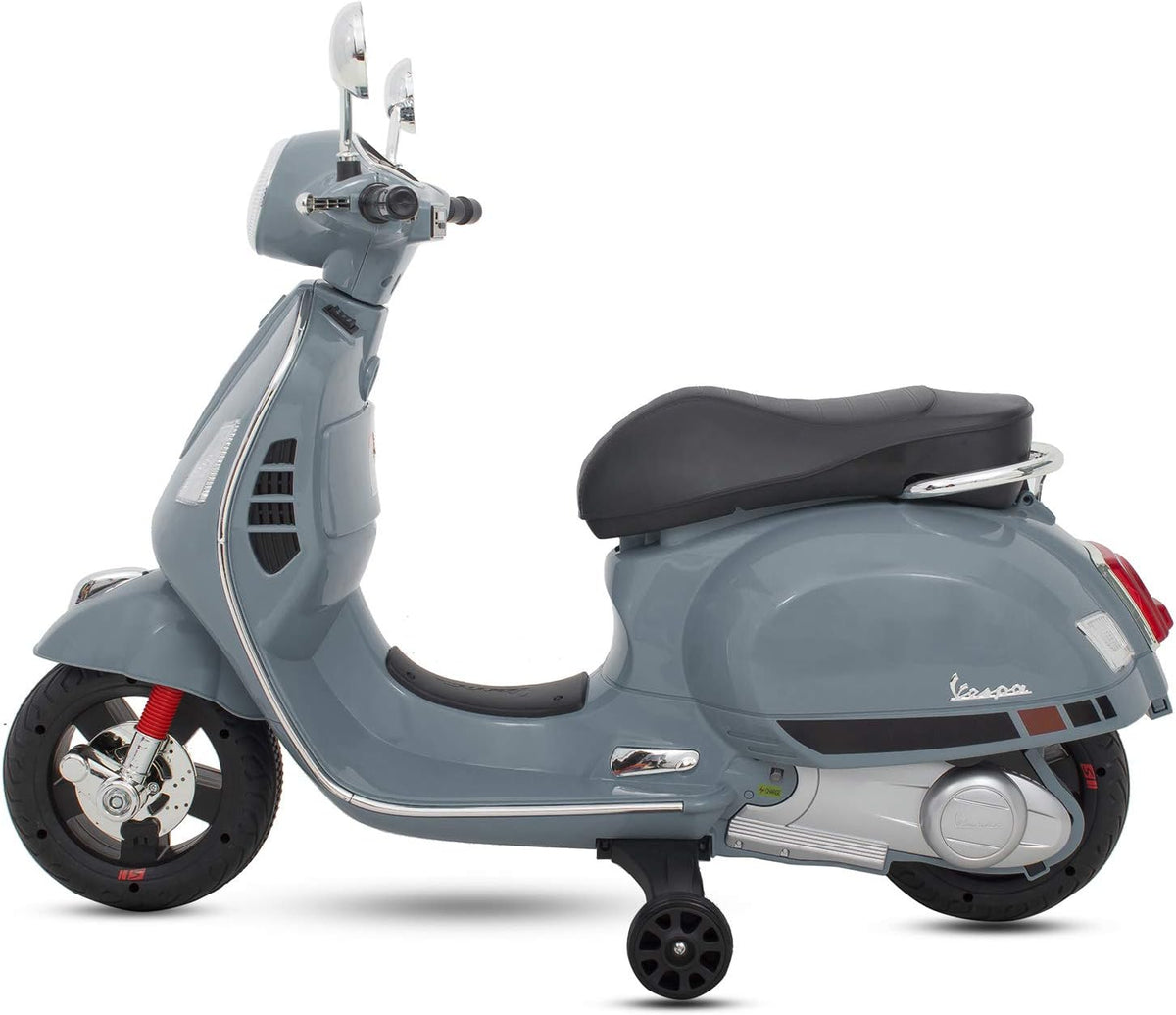 Kids Electric Ride On Scooter Motorcycle 6V with Lights - Grey. - Adenzo Comfies
