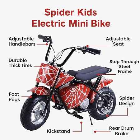Kids Electric Motorcycle Ride-On Bike | Mini Battery-Powered Motorbike with Realistic Motocross Design for Boys & Girls