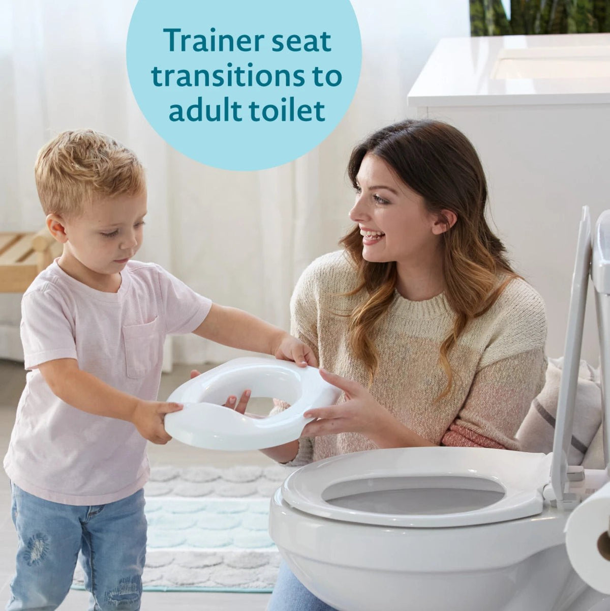 Super Pooper™ Plus Potty Training System with Foot Rest – 2-in-1 Potty Chair and Toddler Potty Seat - Adenzo Comfies