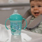 Grip n Sip No - Spill Baby Training Cup (240ml) – SoftFlex Silicone Spout Sippy Cup with Easy - Grip Handles, BPA - Free Toddler Cup (4+ Months) - Adenzo Comfies