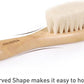haakaa Baby Hair Brush and Comb Set for Newborns & Toddlers - Natural Soft Goat Bristles and Wooden Handle, Gently Grooms Baby's Hair, Ideal for Cradle Cap, Perfect Baby Gift, 2pk - Adenzo Comfies