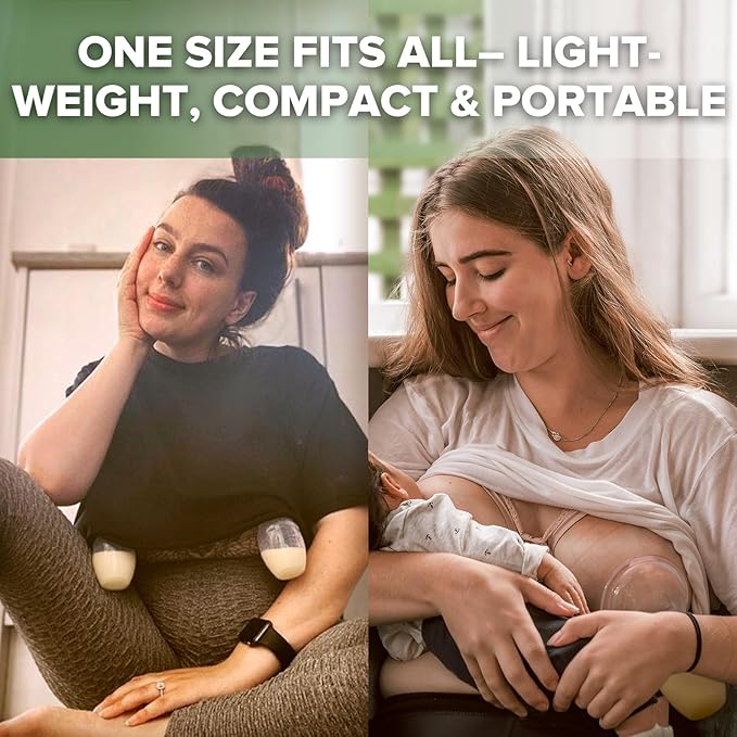 haakaa Manual Silicone Breastfeeding Food Grade Milk Pump (3.5oz/90ml) Clear