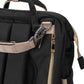 Diaper Bag Backpack with Changing Station Black