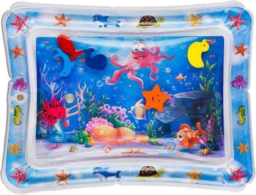 Tummy Time Water Mat 丨Water Play Mat for Babies Inflatable Tummy Time Water Play Mat for Infants and Toddlers 3 to 12 Months Promote Development Toys Cute Baby.