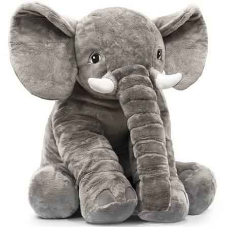 Pillow For The Neck Cartoon Large Plush Elephant Toy Kids Sleeping.