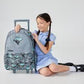 Smiggle Wild Side Kids Trolley Backpack with Wheels – Rolling School Bag with Retractable Handle - Adenzo Comfies
