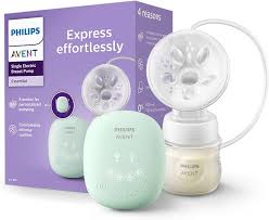 Philips Avent Electric Breast Pump | No.1 Brand Recommended by Moms Worldwide | Personalised Experience with 4 Expression & 4 Stimulation settings | Soft adaptive Silicon Cushion | Portable | SCF323/11 - Adenzo Comfies