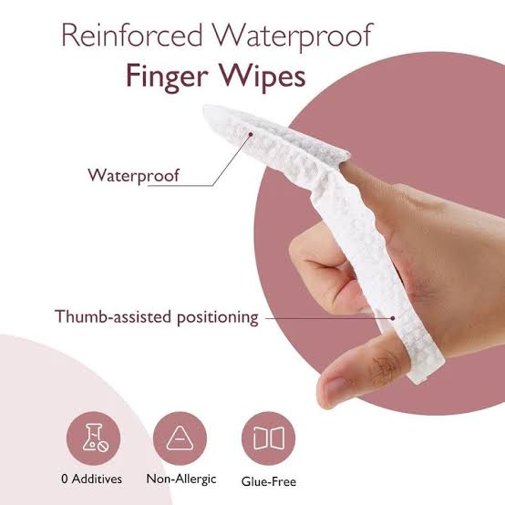 Momcozy Baby Finger Toothbrush Wipes, Finger Shield for baby tongue and oral cleaning, Tooth and Gum Wipes Tongue Cleaner, 30 Count.