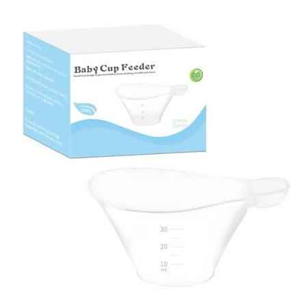 PP Feeding Cup Baby Cup Feeder Spillproof Drinking Aids for Supplemental Feeding Early Premature Babies Anti Nipple Confusion. - Adenzo Comfies