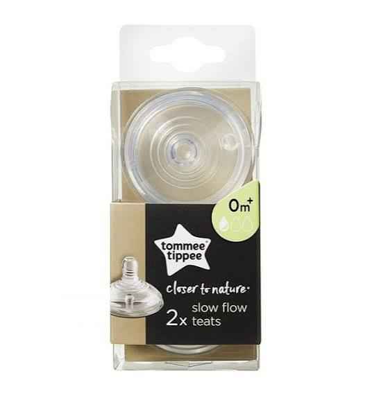 Tommee Tippee Closer To Nature – Teat – Slow Flow – 0M+