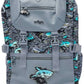 Smiggle Away Foldover Backpack Grey , 3Y+.