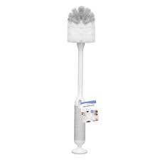 Ubbi On-the-Go Drying Rack & Bottle Brush Set, Holds Up to 8 Bottles, Gray | Includes Travel Case & 2-in-1 Bottle Brush with Nipple Brush for Bottle Accessories, Compact Storage, Baby Travel Accessories. - Adenzo Comfies