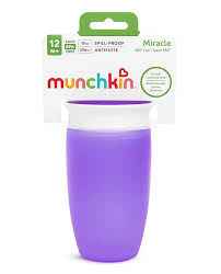 Munchkin Miracle 360° Sippy Cup 296mL - Purple. - Adenzo Comfies