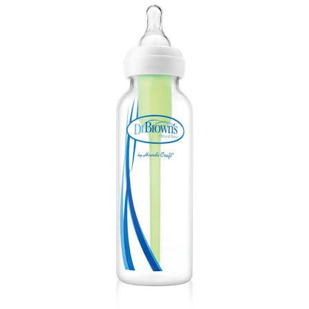 Dr Brown's Natural Flow Options + Narrow Baby Bottle, 120 ml, Pack of 1 - Adenzo Comfies