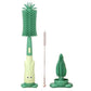 Silicone Baby Bottle Brush with Stand, Water Bottle Brush Cleaner Set. - Adenzo Comfies