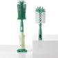 Silicone Baby Bottle Brush with Stand, Water Bottle Brush Cleaner Set. - Adenzo Comfies