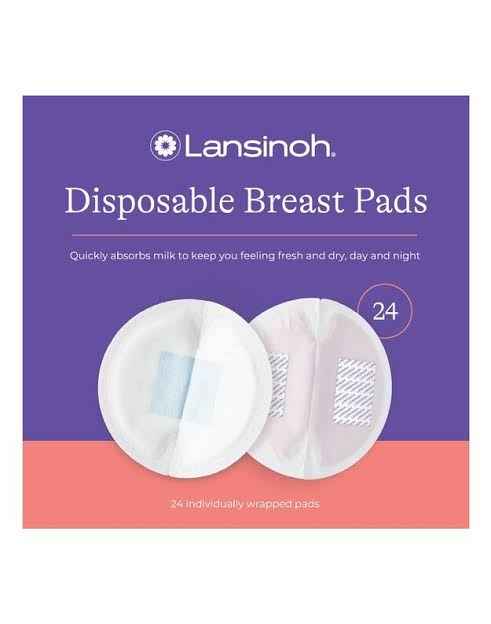 Lansinoh disposable breast pads, 24pk.