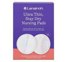 Lansinoh® Ultra Thin, Stay Dry Nursing Pads - Pack of 60.