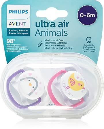 Soother Ultra Air Animals 0 - 6 m SCF080/06.