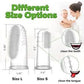 Haakaa Silicone Baby Finger Toothbrush Set, Baby’s First Toothbrush with Case, Soft Bristle Toothbrush for Infant Oral Care, 3 Months + - Adenzo Comfies