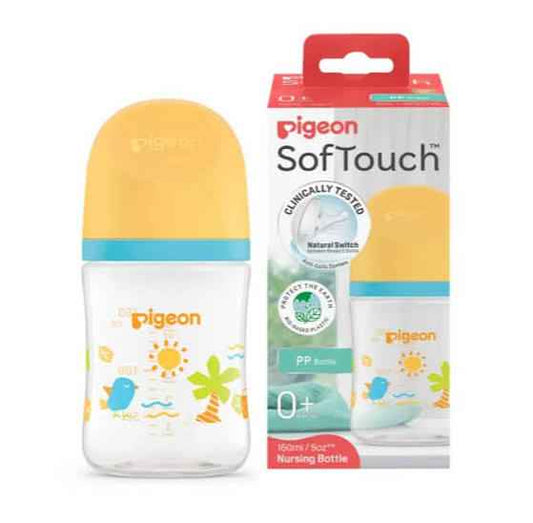 Pigeon SofTouch Nursing Bottle PP 160ml Summer 0+ Months 81296 - Adenzo Comfies