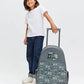 Smiggle Wild Side Kids Trolley Backpack with Wheels – Rolling School Bag with Retractable Handle - Adenzo Comfies