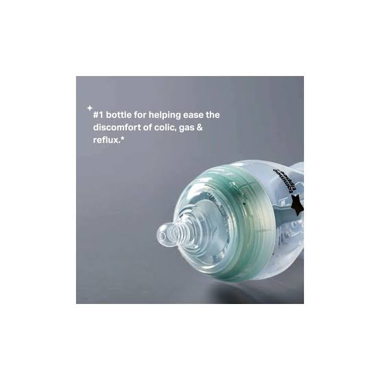 Tommee Tippee Anti-Colic Bottles Natural Start & Advanced,  260ml (Slow Flow).