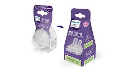 Philips Avent Natural Response Nipples, Fast Flow (Flow 4), 2-Pack, SCY964/02.