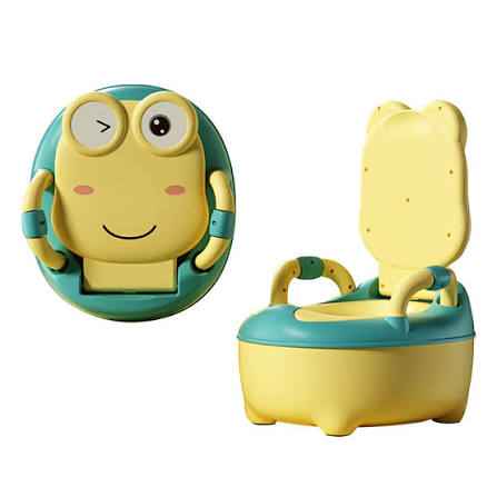 Potties Potty Training Toilet Seat for Children, Frog Shape Potty for 1-6Years Old Babies and Toddlers. - Adenzo Comfies