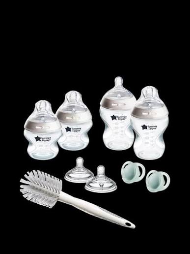 Tommee Tippee Natural Start Self-Sterilising Anti-Colic Baby Bottles Newborn Starter Set 9.
