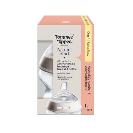 Tommee Tippee Natural Start Bottle – Slow Flow Baby Bottle - Adenzo Comfies