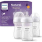 Philips Avent Natural Response Baby Bottle - 3 x 260ml Baby Milk Bottle for Newborns and Up, BPA Free, 3+ Months (Model SCY903/03