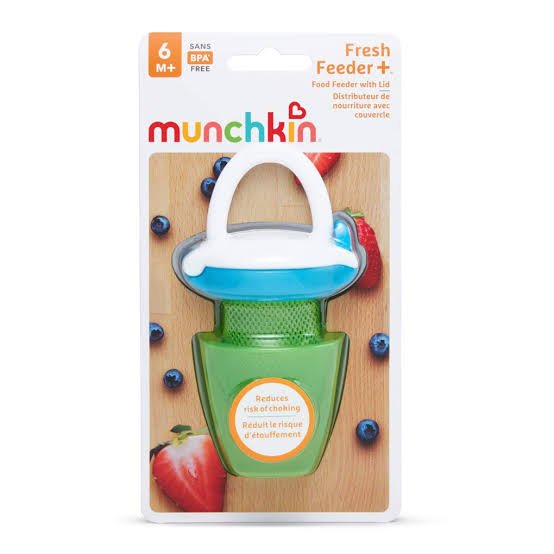 Munchkin, Fresh Feeder, Food feeder with Lid, 6+ Months - Adenzo Comfies