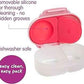 b.box Snack Box, Snack Containers for Kids, Kids Lunch Box, Toddler Snacks | 1 3/4 Cup Bento Box for Kids, Lunch Containers, Leak Proof, Dishwasher Safe, BPA Free.