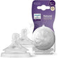 Philips Avent 2 Natural Flow Teats Newborn - 0 months+SCY962/02