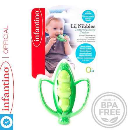 Infantino Lil' Nibbles Textured Silicone Teether.