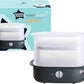 Tommee Tippee Supersteam Electric Steam Steriliser, Black, for Baby Bottles, Soothers and Feeding Accessories.