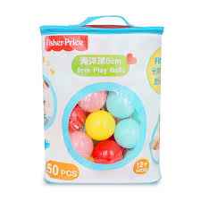 Multicolor Plastic Balls for Kids 8cm (50PCS), Non-Toxic and Soft Balls for Kids - Pack of 50 PCS.