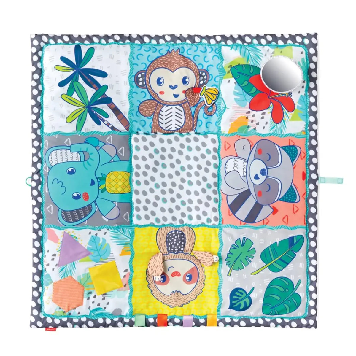 Infantino Giant Sensory Discovery Mat with Handle (134.62 x 1 x 121.92 cm) Age- Newborn & Above - Adenzo Comfies