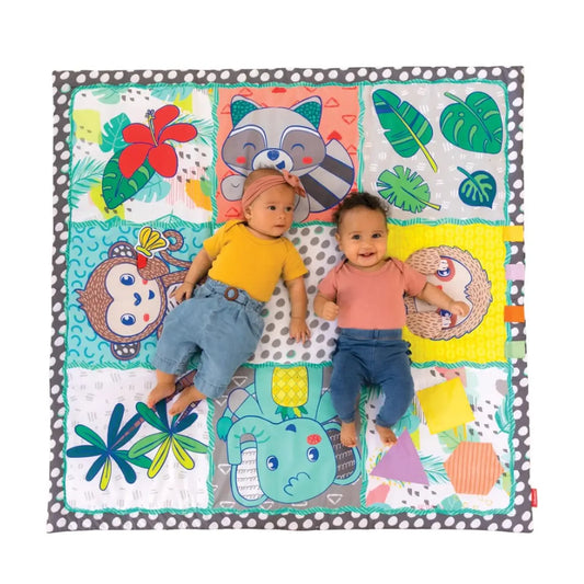 Infantino Giant Sensory Discovery Mat with Handle (134.62 x 1 x 121.92 cm) Age- Newborn & Above - Adenzo Comfies