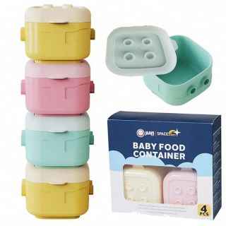 4Pcs Food Storage Containers 4Oz Airtight And Leakproof Food Containers Food