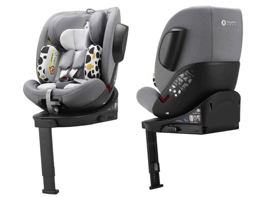 Kango Dad Come and Go 2 i-Size 360 Rotating Baby Car Seat – ISOFIX Convertible Child Seat with Side Impact Protection & Extended Rear Facing (Birth to 4 Years)